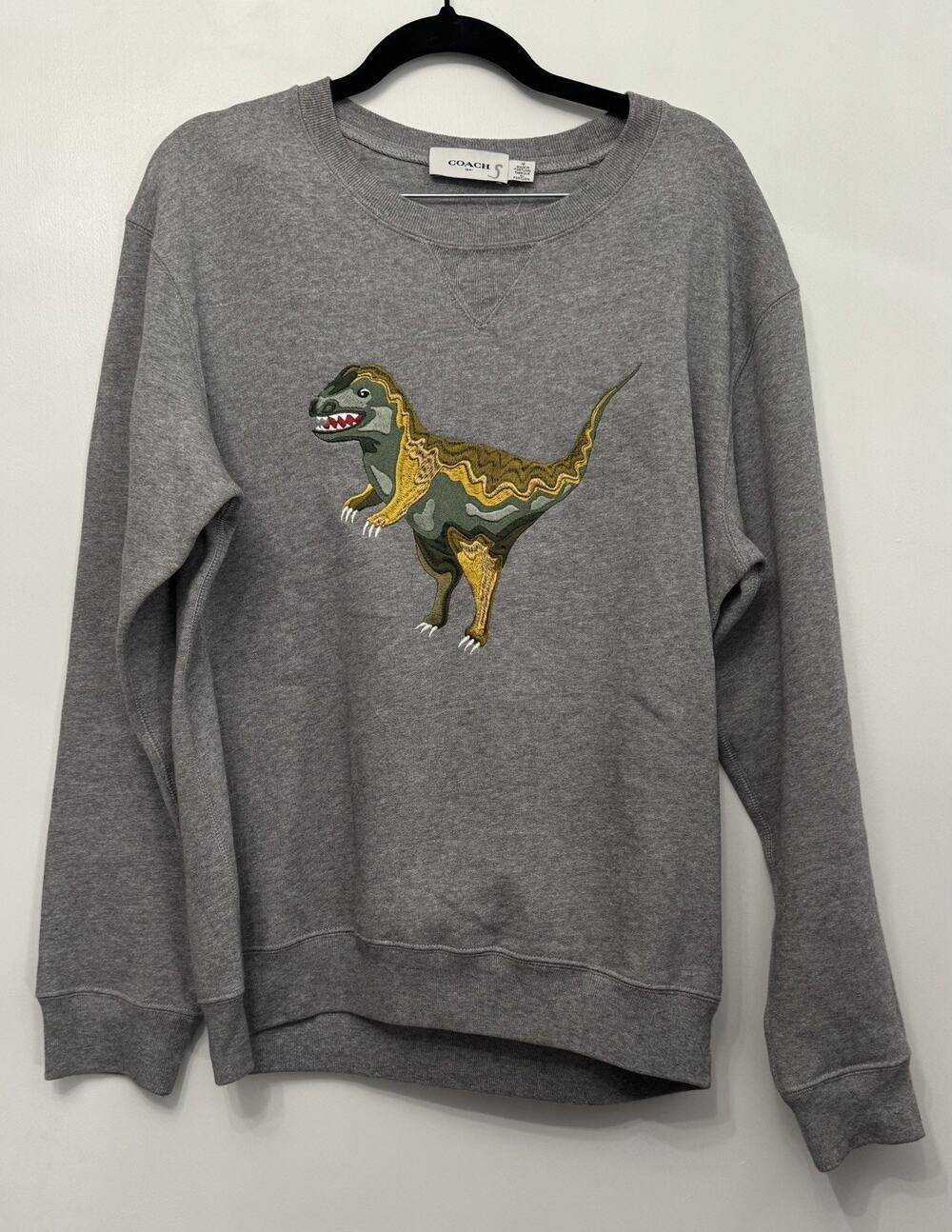 Coach M Rexy Sweatshirt Unisex Mens Grey Soft Shirt New Without Tags 1941 Line